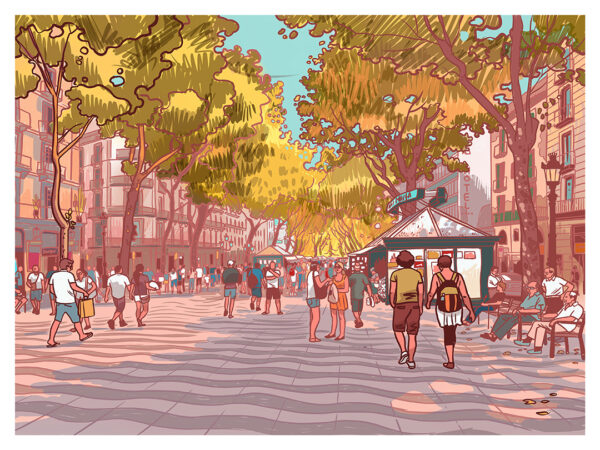 Las Ramblas. Barcelona