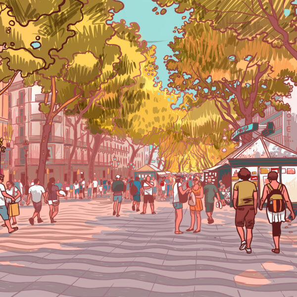 Las Ramblas. Barcelona
