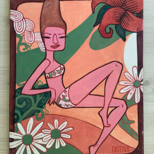 Chica tomando el Sol II