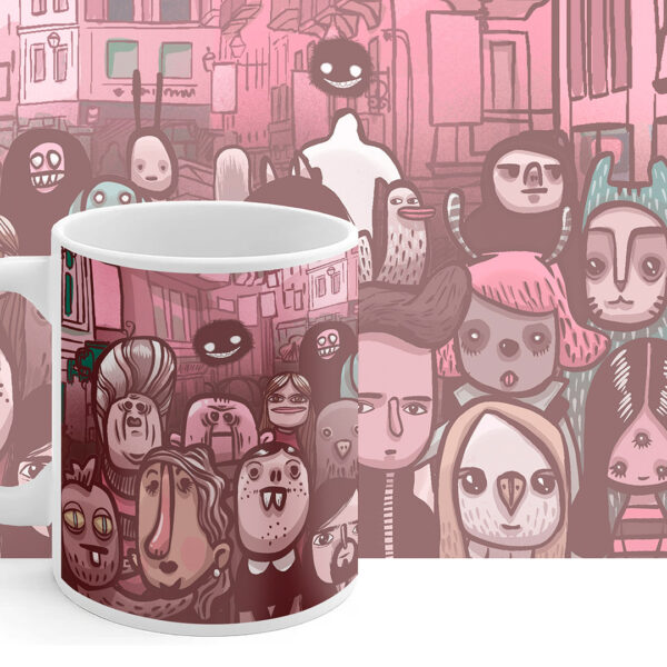 Taza Mutantes color
