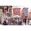 Plaza con gente. Teruel