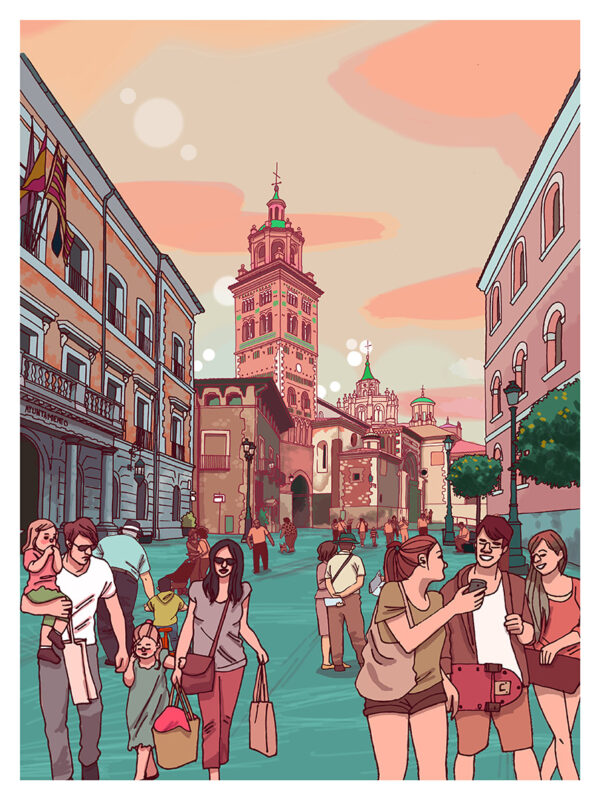 Plaza de la Catedral. Teruel