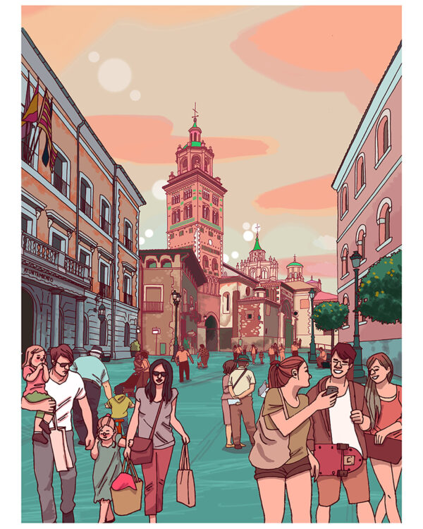 Plaza de la Catedral. Teruel