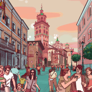 Plaza de la Catedral. Teruel