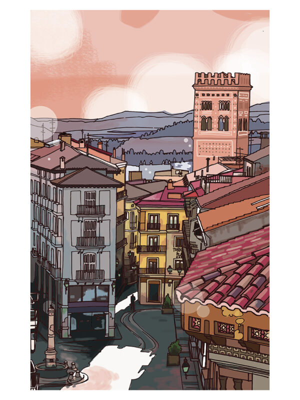 Teruel a vista de pájaro
