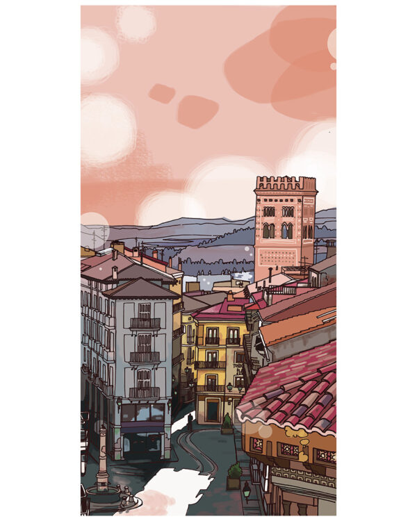 Teruel a vista de pájaro