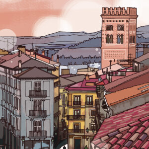 Teruel a vista de pájaro