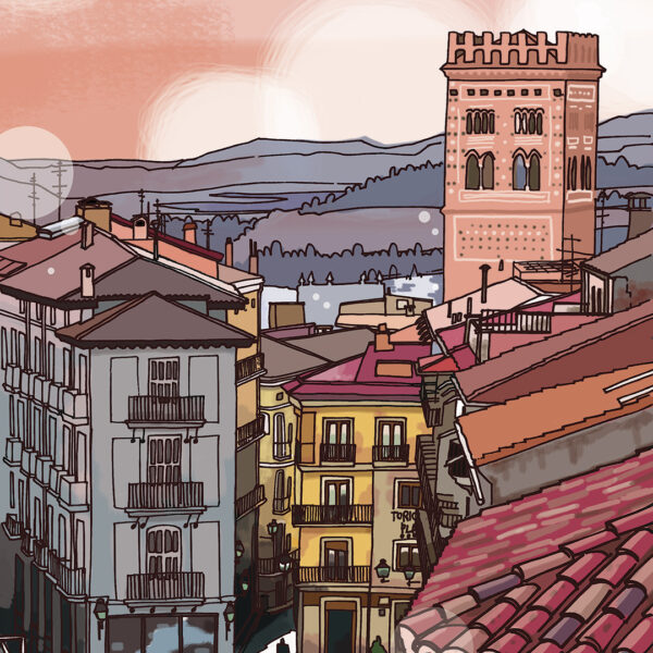 Teruel a vista de pájaro