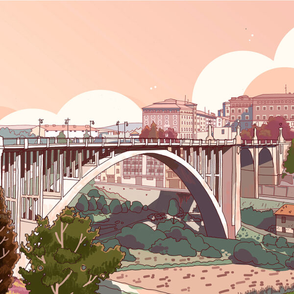 Vista del Viaducto. Teruel