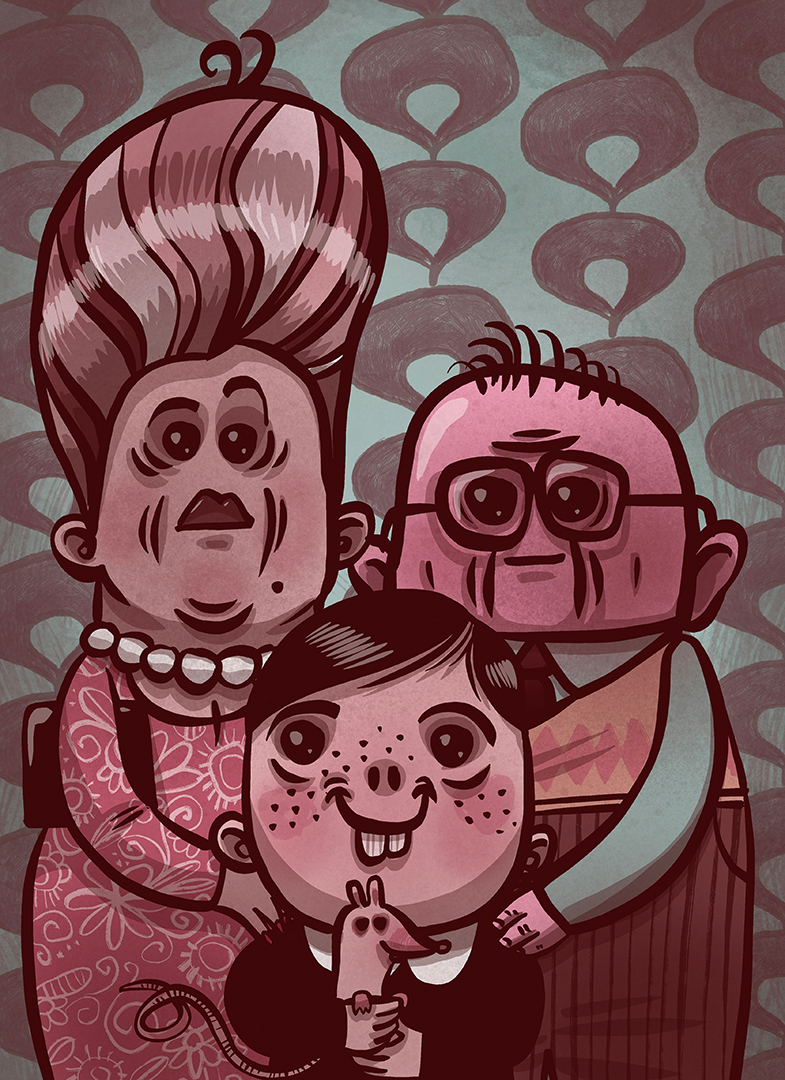 FAMILIA PÉREZ. Serie mutantes en la ciudad. Print
