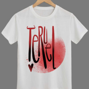 camiseta teruel letras